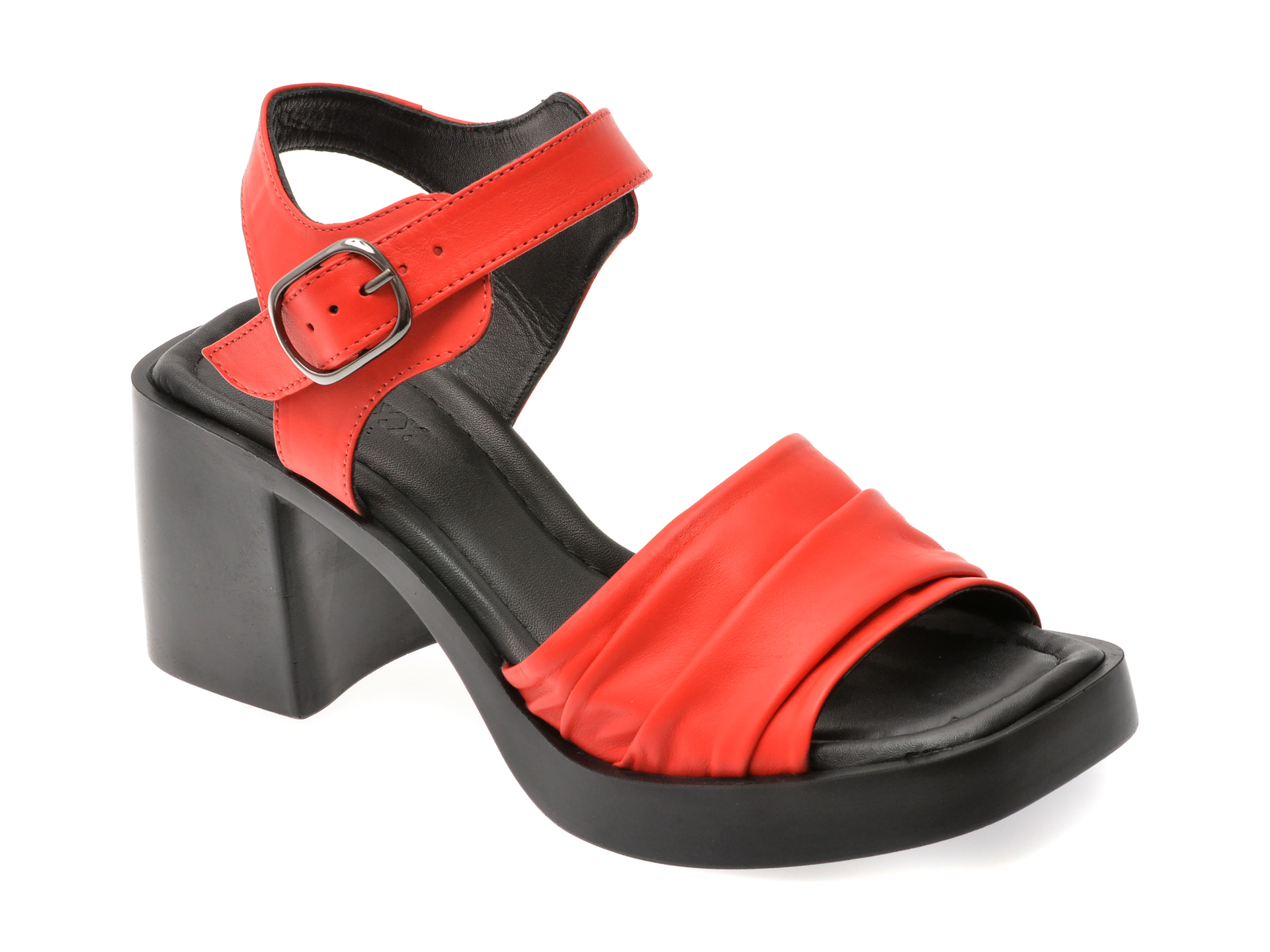 Sandale GRYXX Rosii Piele Naturala - Eleganta si Confort