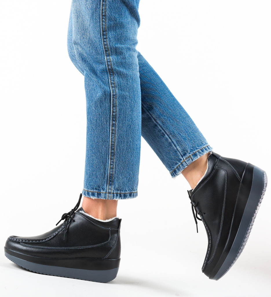 Pantofi Casual Ryhko Negri - Confort și Stil - imagine 5