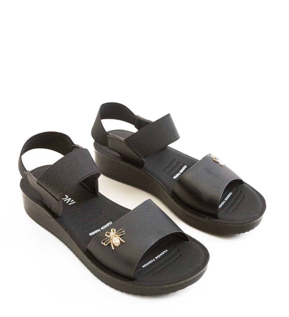Sandale Dama Rowan Negre - Eleganta si Confort - imagine 5