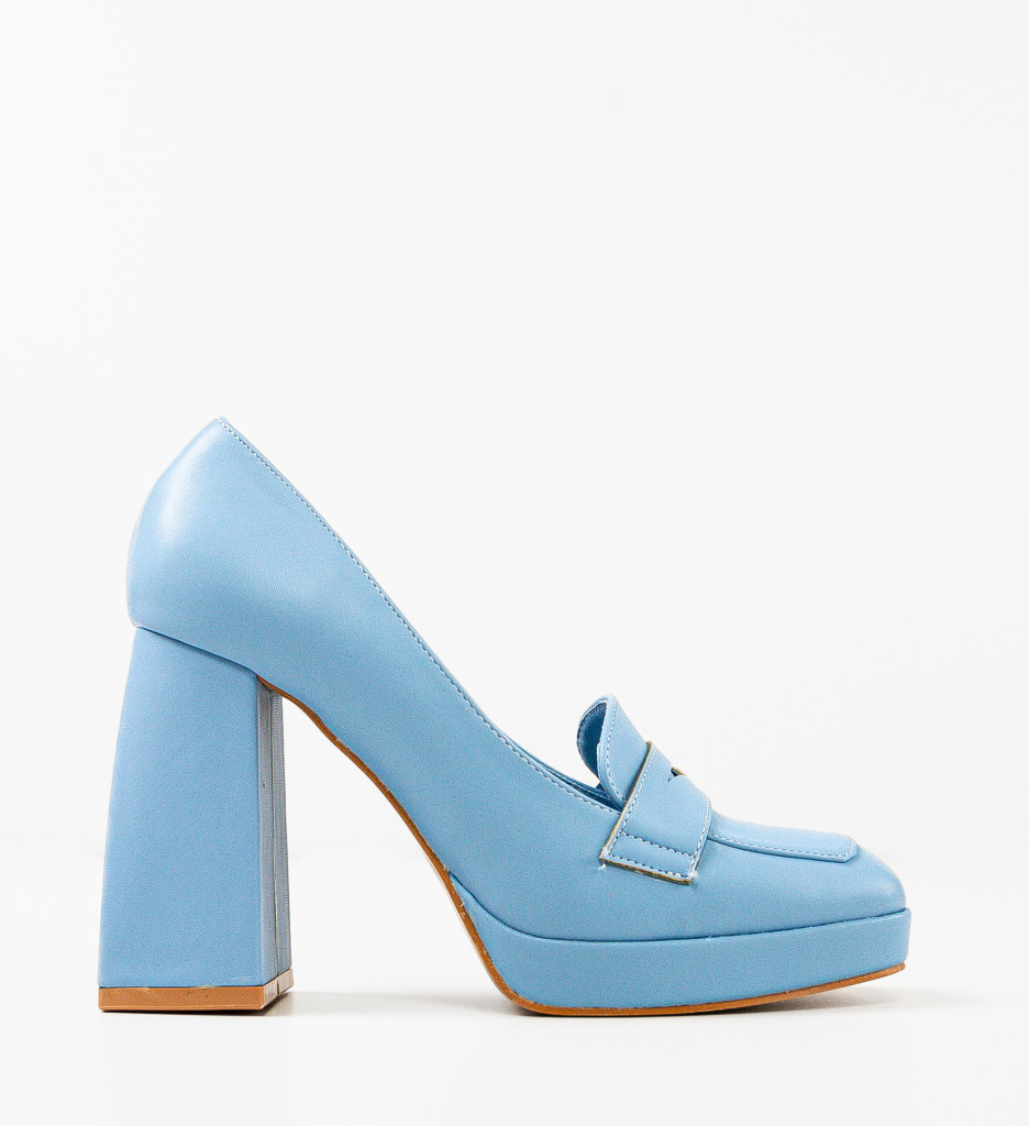 Pantofi Dama Elino Albastri - Eleganță și Stil - imagine 5
