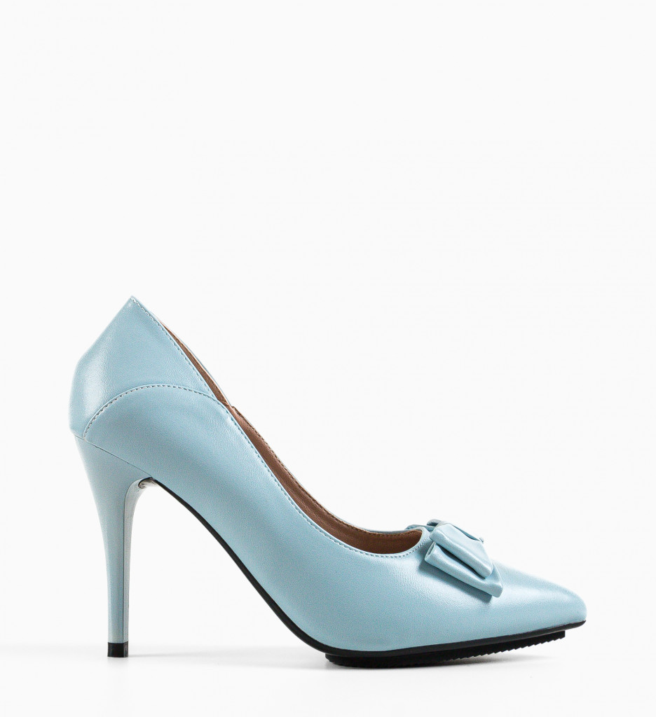 Pantofi Kalika Albastri cu Toc - Eleganță Asigurată - imagine 4