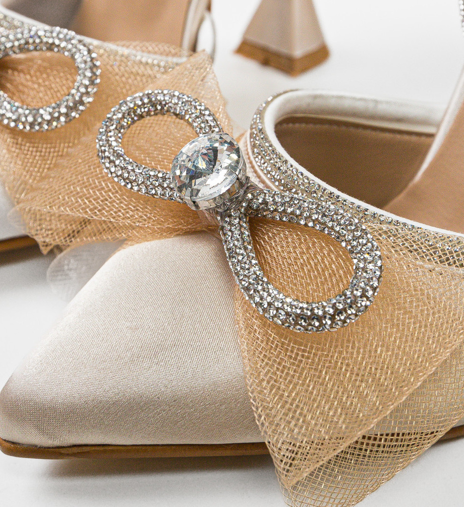 Pantofi Hart Bej cu Toc - Eleganță și Stil - imagine 7