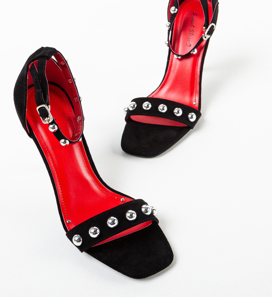 Sandale Toc Baird Negre | Stil Feminin - imagine 5