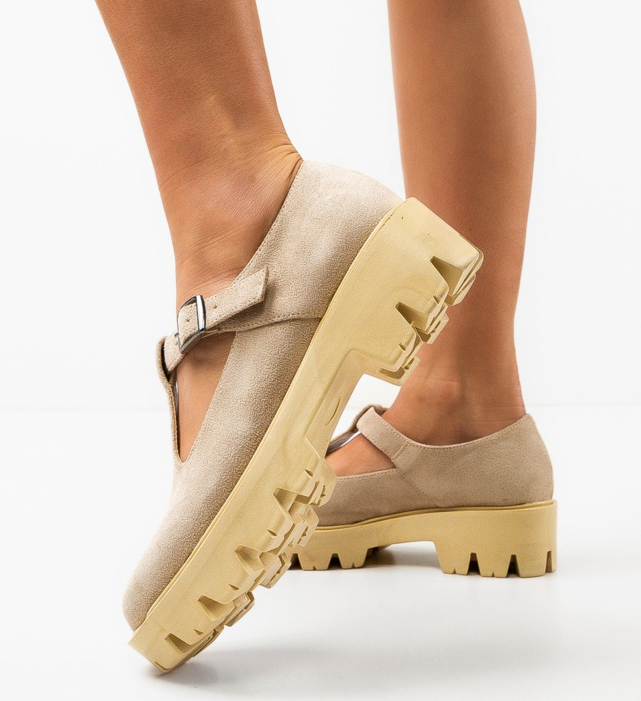 Pantofi Casual Lybon Bej - Confort și Eleganță - imagine 4