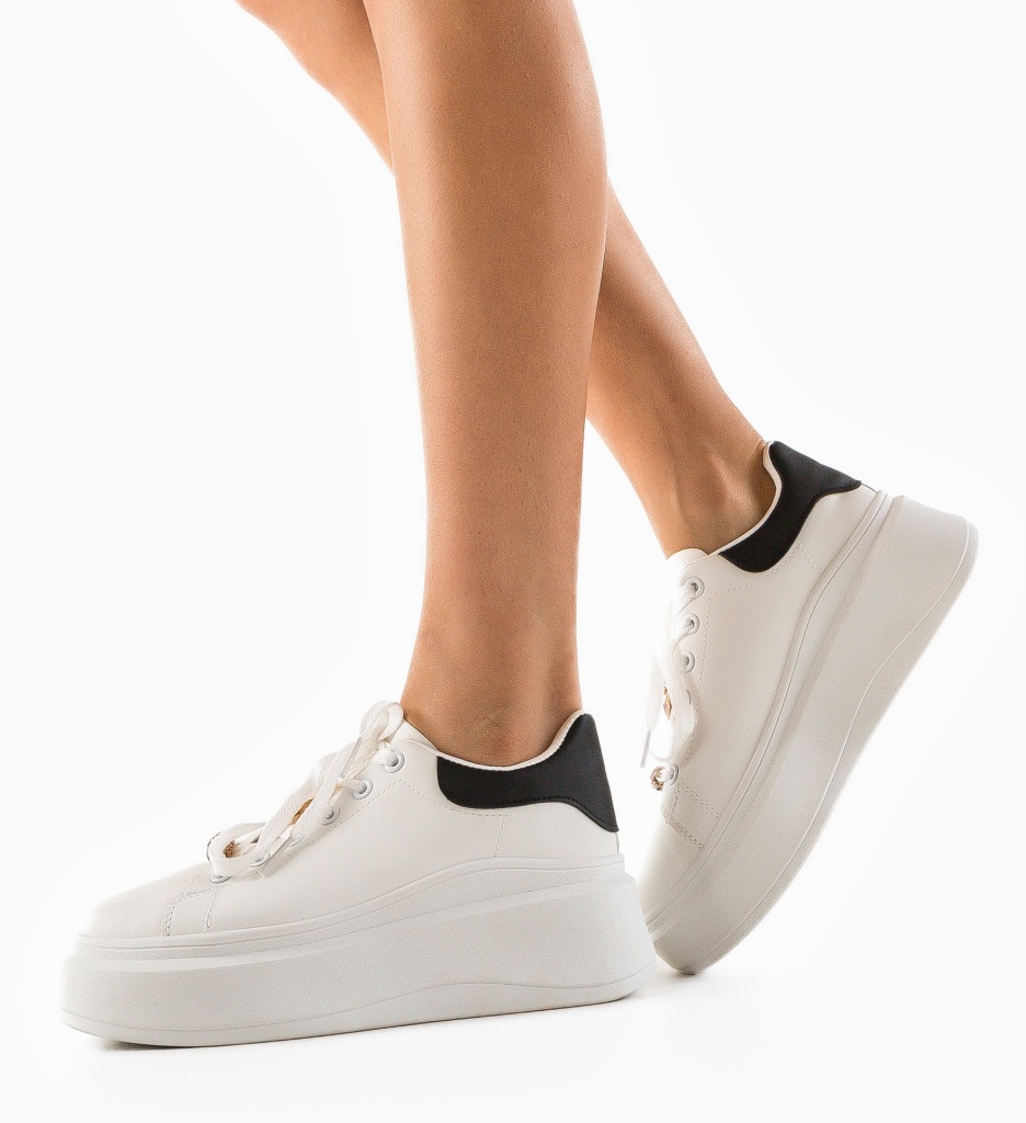 Sneakers Dama Albi | Confort și Stil Urban - imagine 4