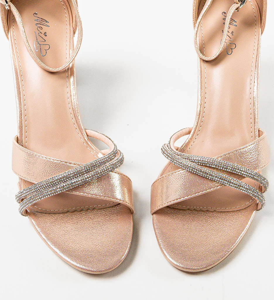 Sandale Dama Skye Roze Elegante - imagine 3