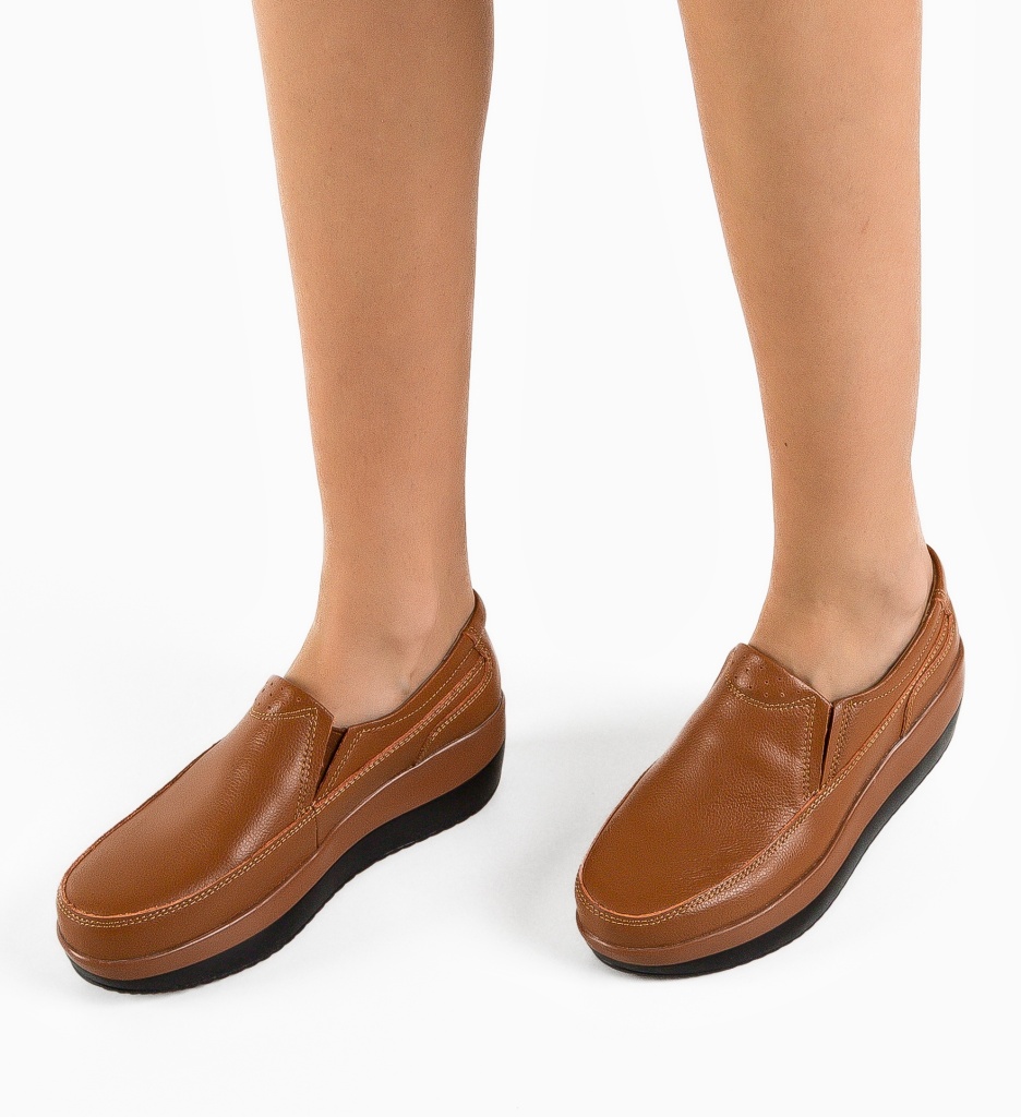 Pantofi Freeman Camel 2 | Confort si Stil Urban - imagine 3