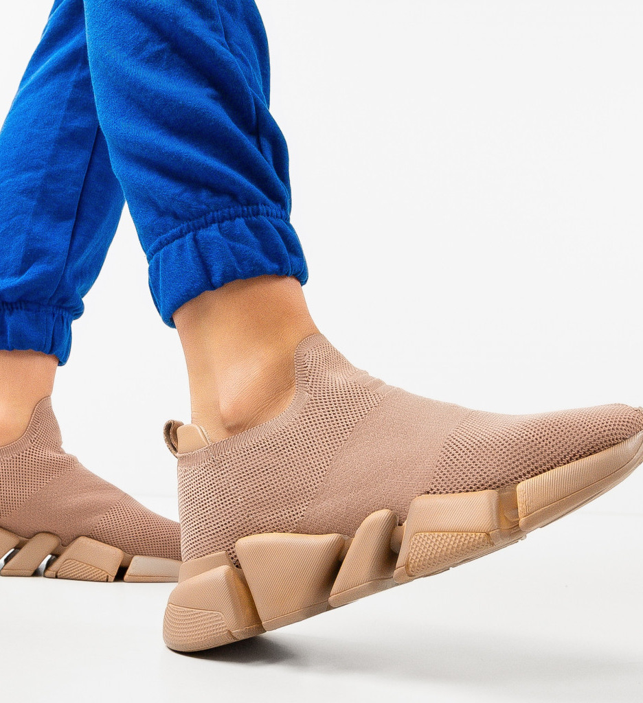 Sneakers Zuper Bej - Confort și Stil Urban - imagine 3