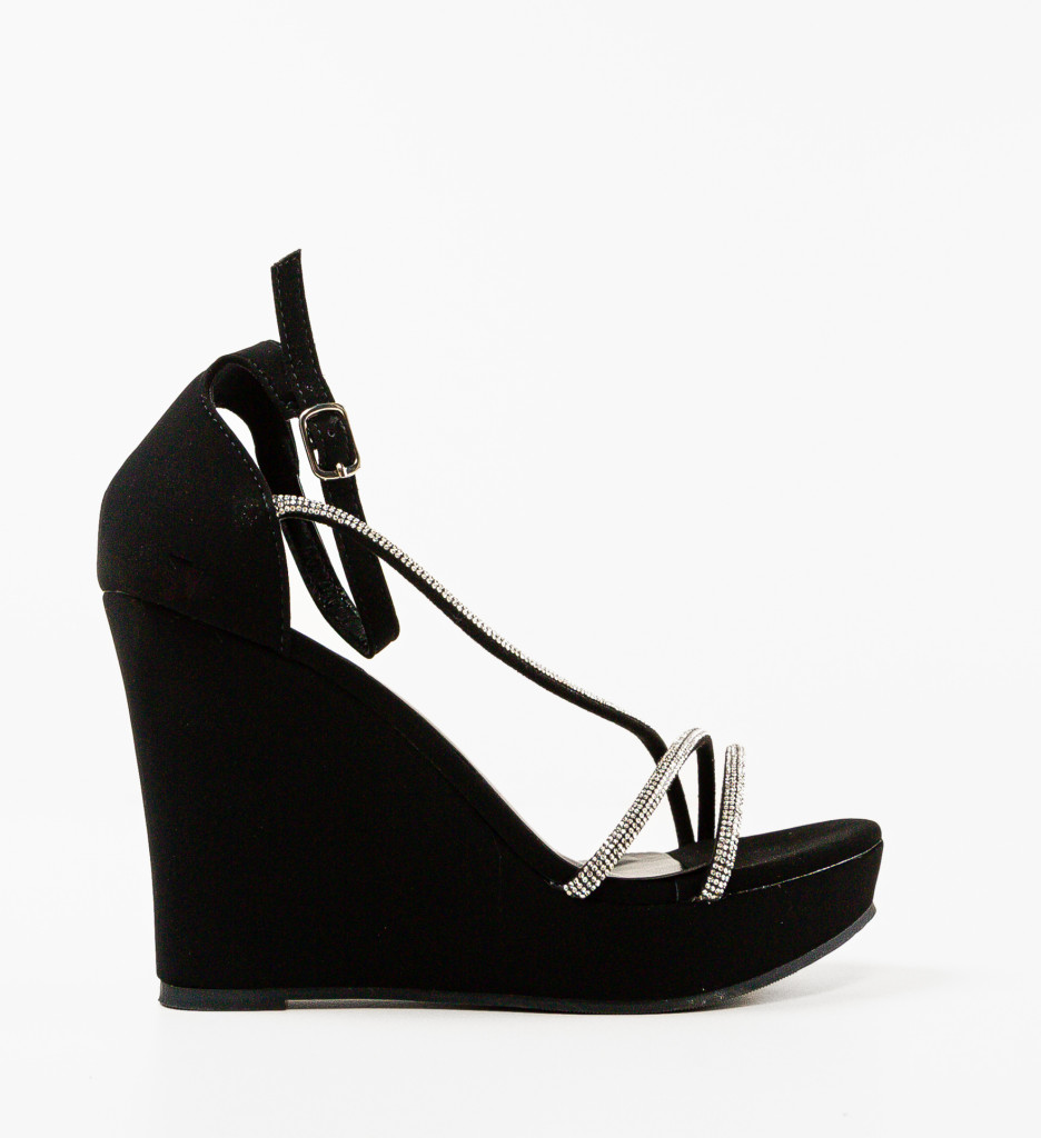 Platforme Dama Duys Negre | Eleganță și Confort - imagine 4