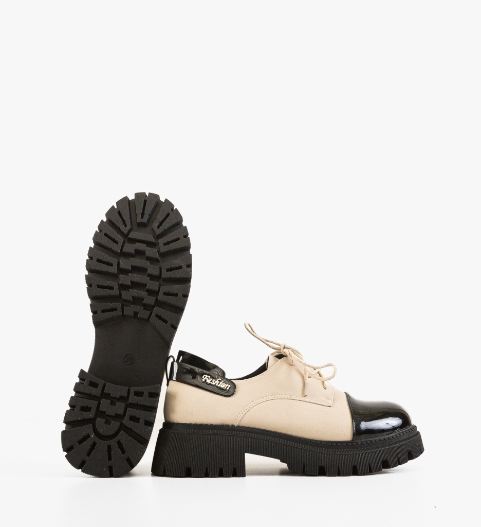 Pantofi Casual Dama Luiza Bej | Confort & Stil - imagine 10
