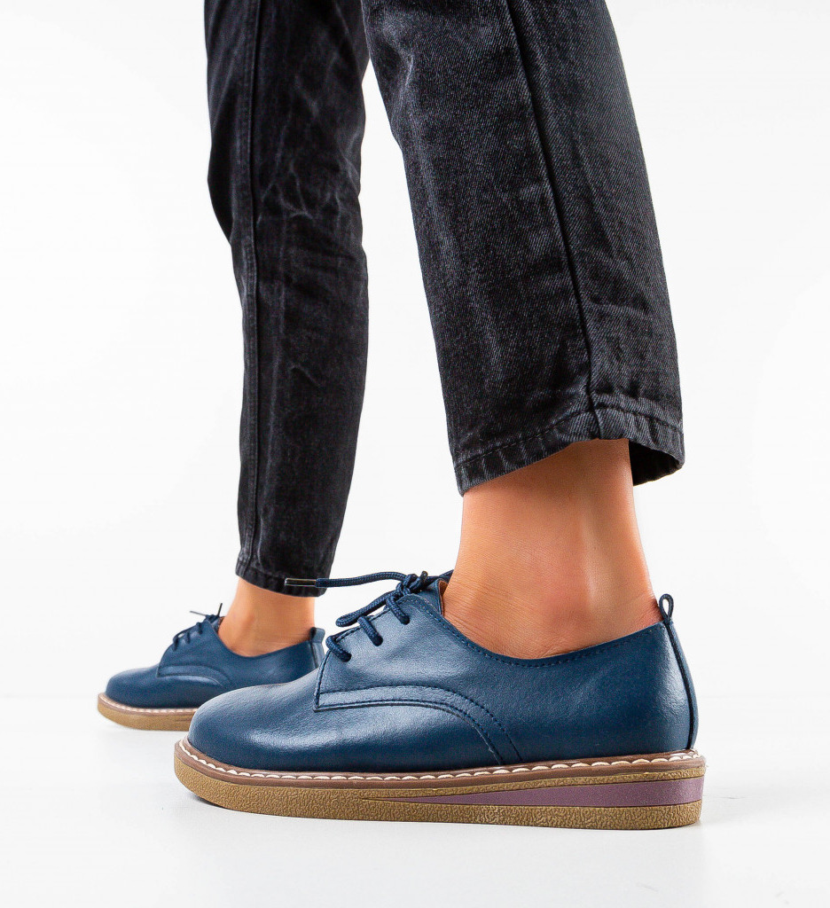 Pantofi Casual Doria Bleumarin - Confort și Stil
