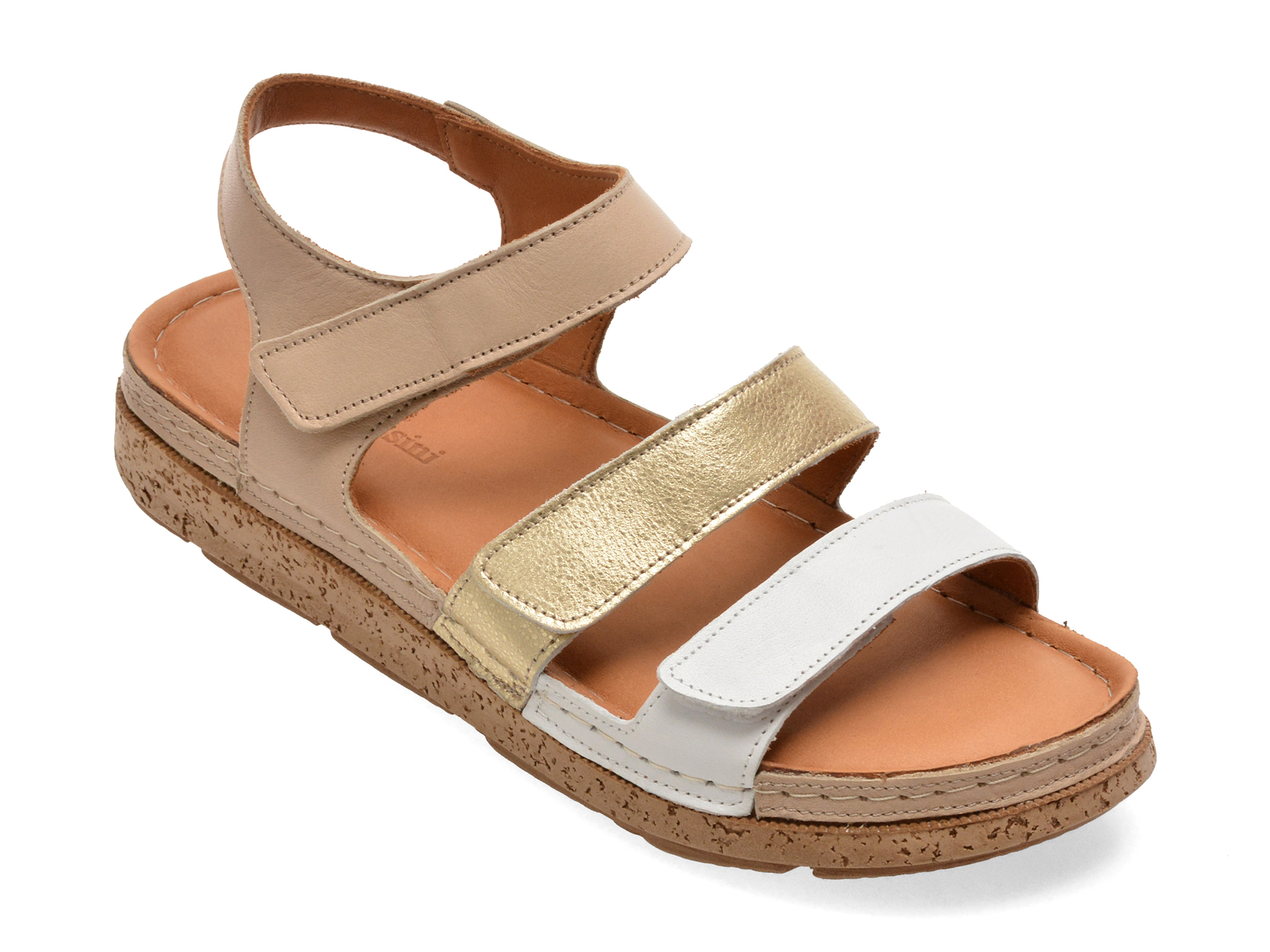 Sandale FLAVIA PASSINI bej, Piele Naturală