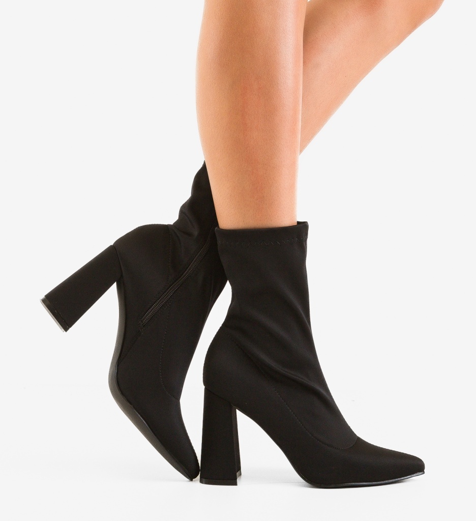 Botine Lopedia Negre 2 - Eleganță și Confort - imagine 4