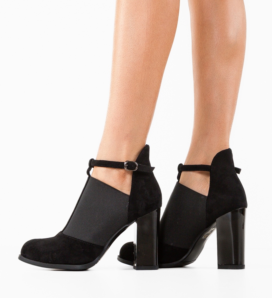 Botine Celeste Negre - Eleganță și Stil - imagine 3