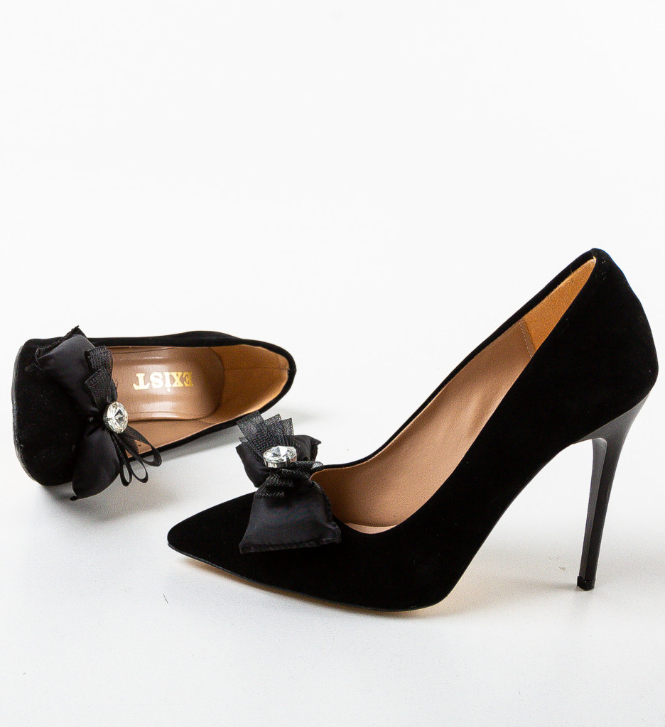 Pantofi Dama Popley Negri - Eleganță și Stil - imagine 6