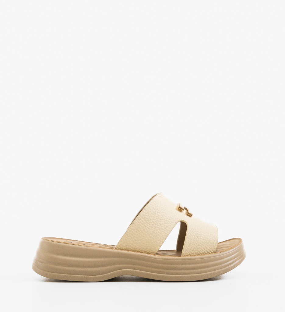 Papuci Ravel Bej | Confort și Stil Casual - imagine 3