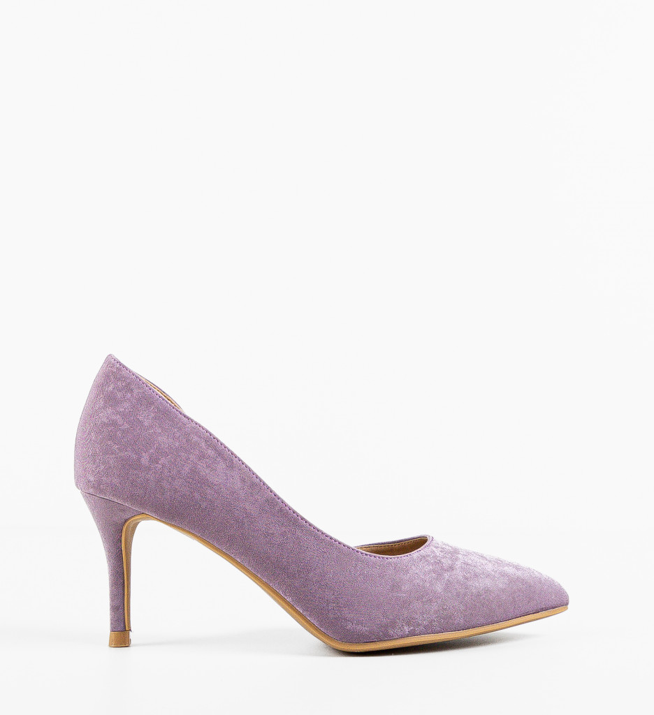 Pantofi dama Zahrao Mov cu toc - Eleganță și Stil - imagine 6