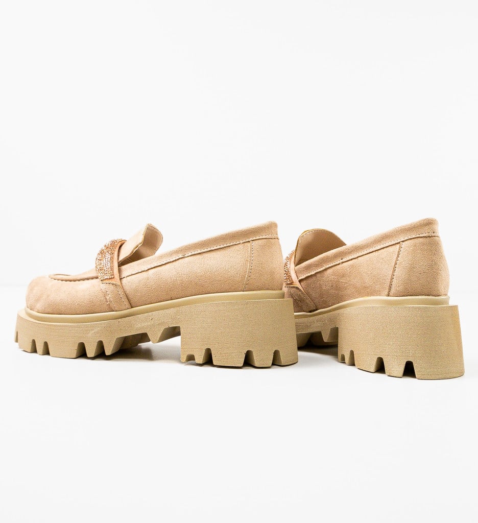 Pantofi Casual Spikez Bej - Confort și Stil - imagine 6