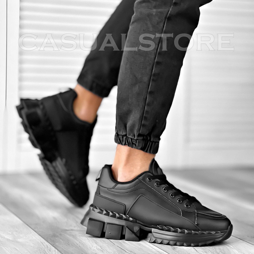 Adidași Bărbați Casual Negri LM052 - Confort și Stil