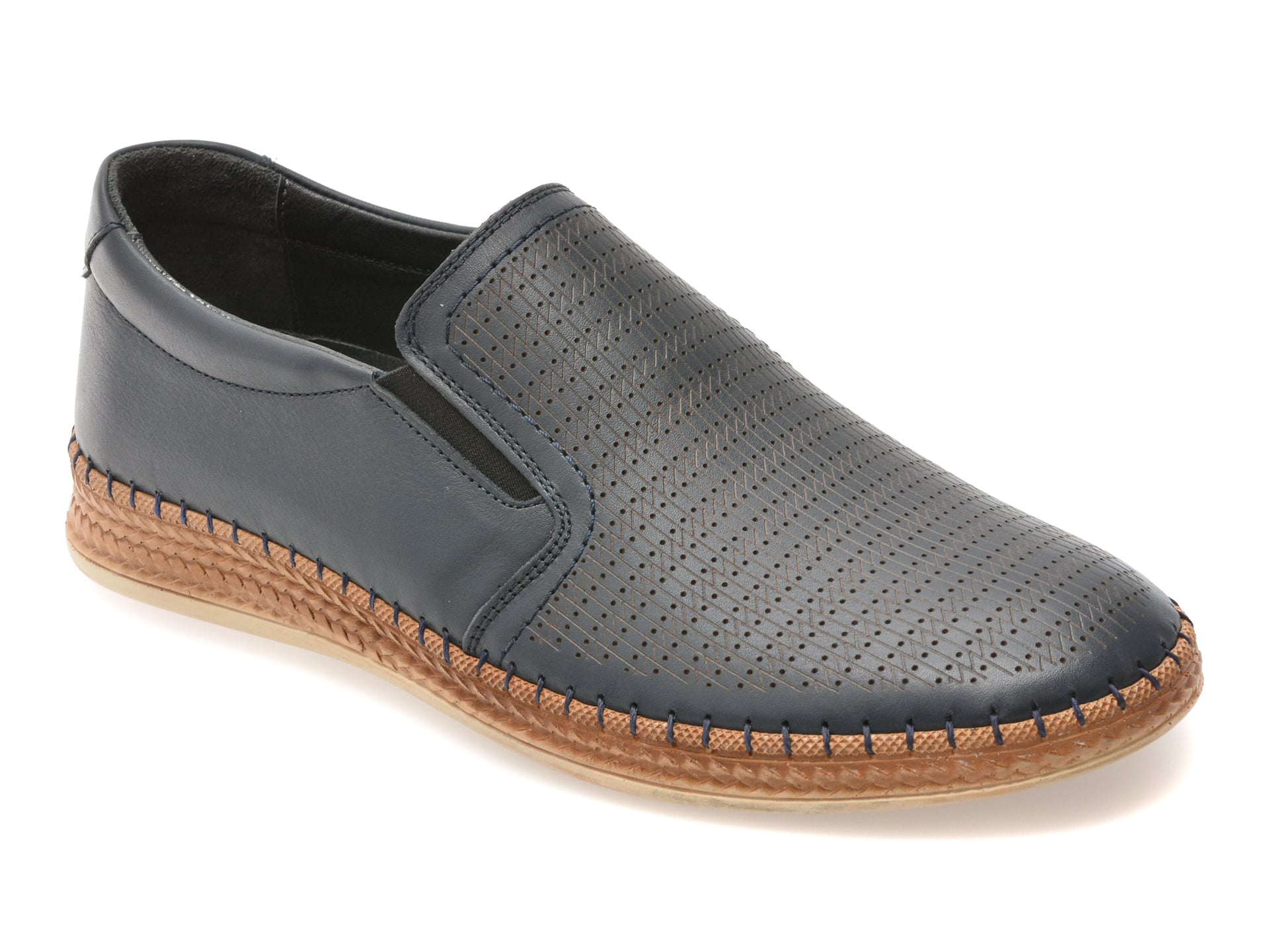 Pantofi BITE THE BULLET Bleumarin Piele Naturală