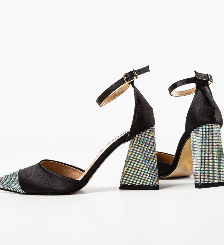 Pantofi Dama Digs Negri cu Toc Eleganți - imagine 7
