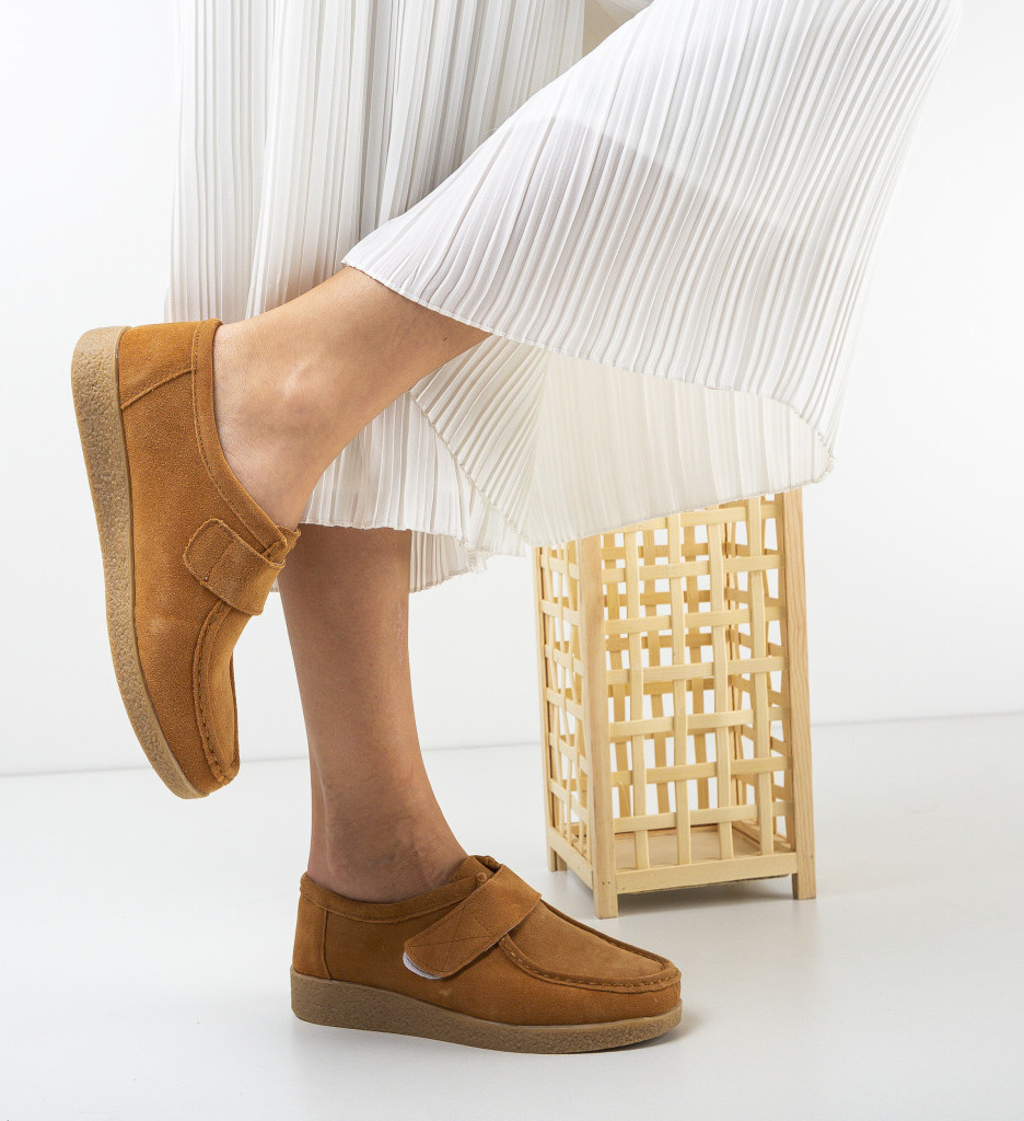 Pantofi Casual Camel | Confort și Stil Zilnic - imagine 3