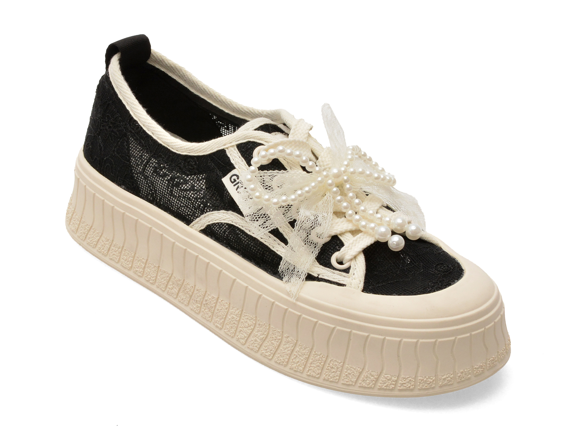 Pantofi Casual GRYXX Negri din Material Textil