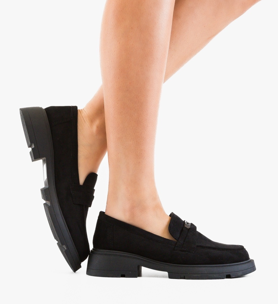 Pantofi Casual Dama Calform Negri Confort