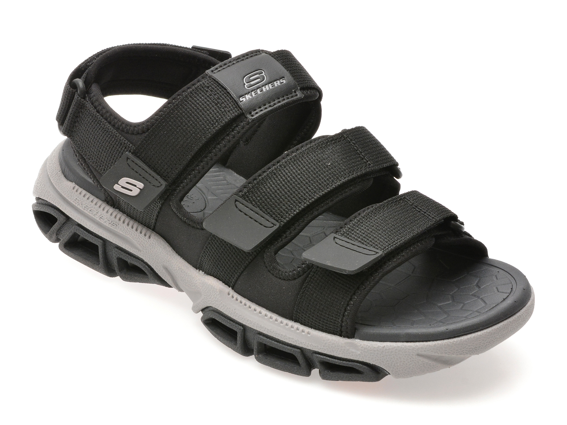 Sandale SKECHERS ATLAN Negre | Confort Maxim