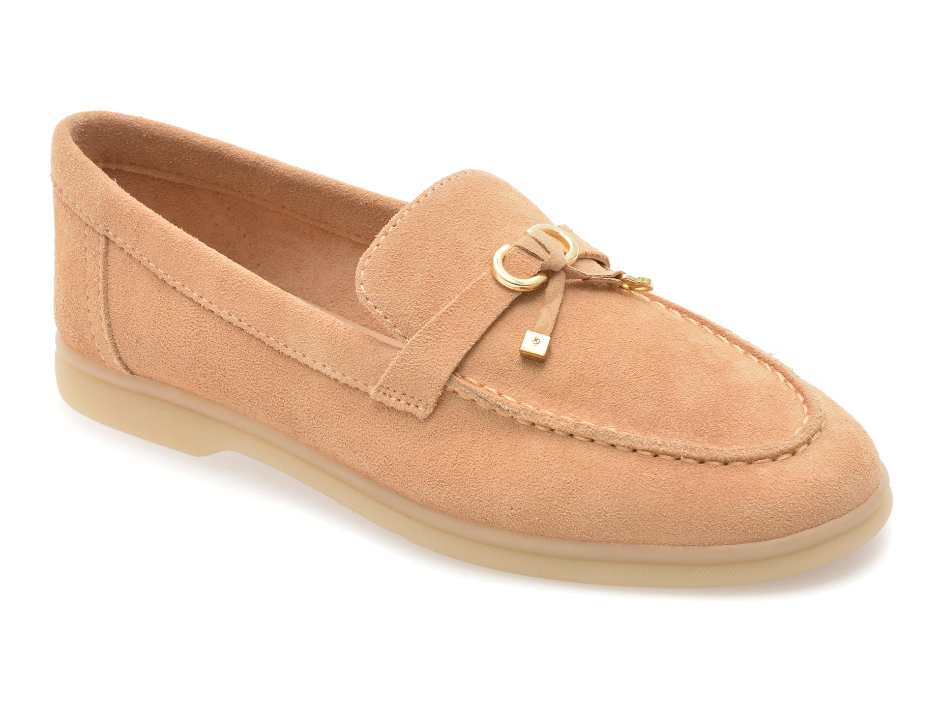 Mocasini ALDO Nude CRERAS 259 Piele întoarsă