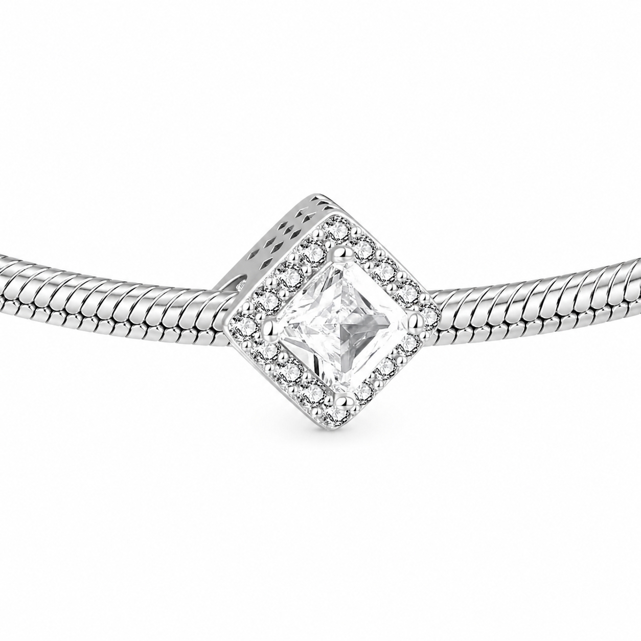 Charm Argint 925 Romb Amanda - imagine 3