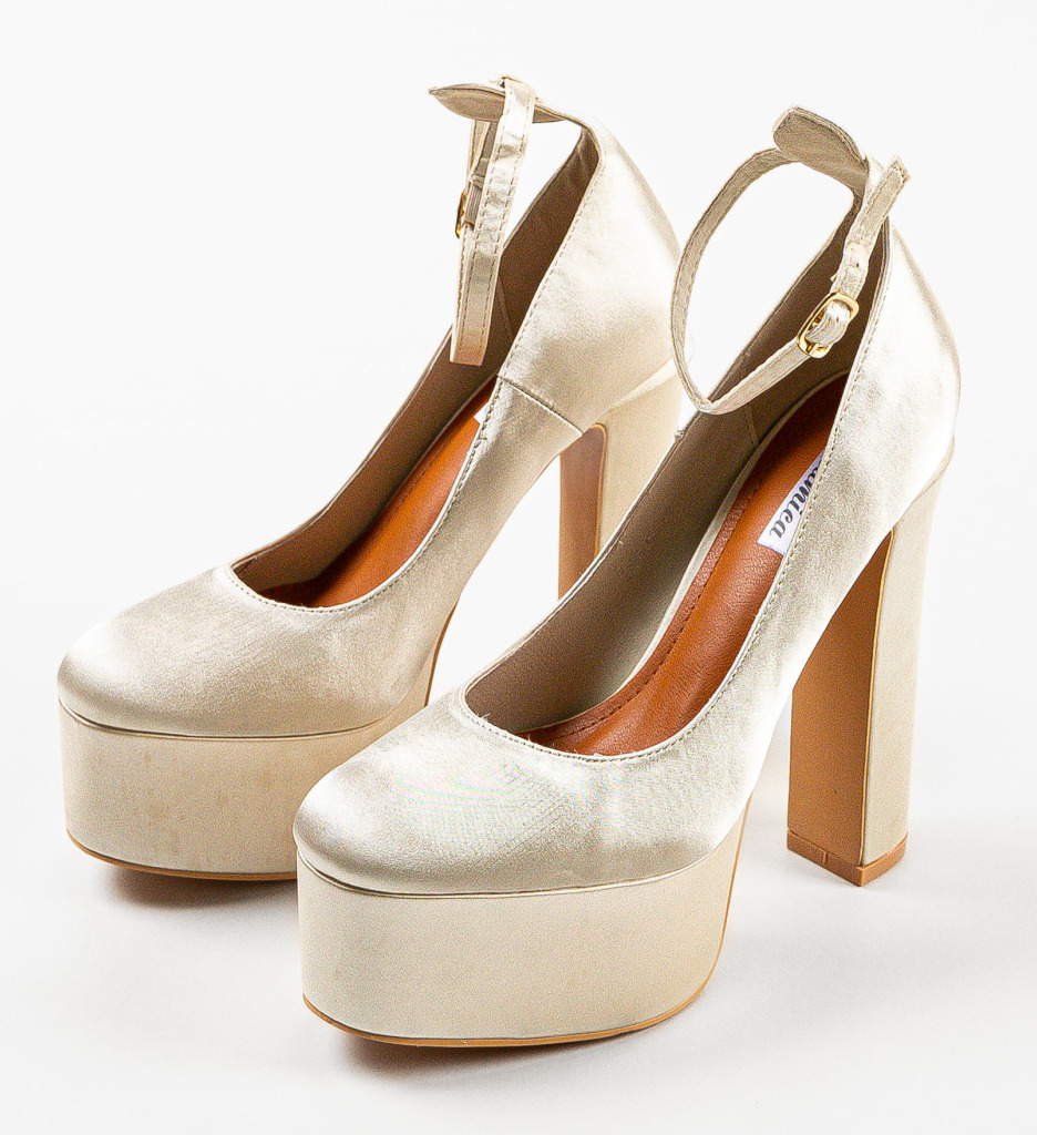 Pantofi cu Toc Floyd Bej | Eleganță Modernă - imagine 8