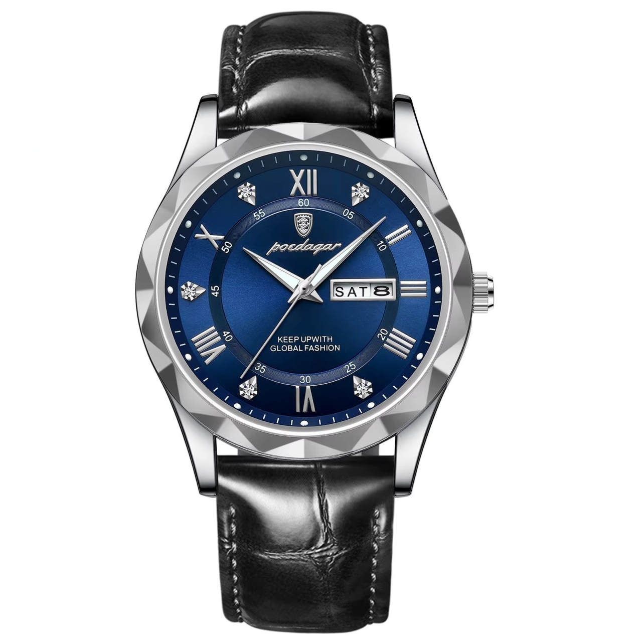Ceas Poedagar CS1777 Barbati Piele