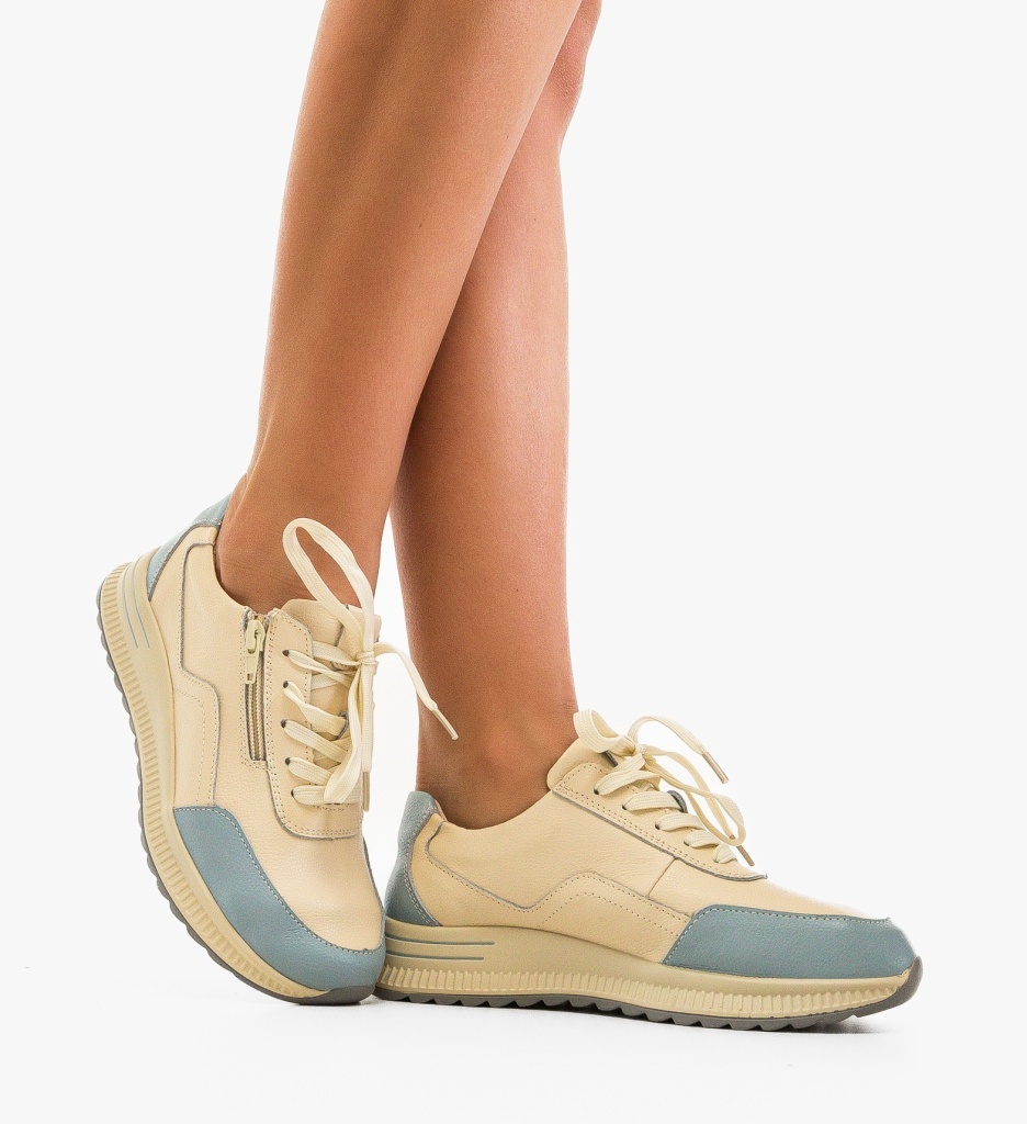 Pantofi Casual Koalka Bej 5 - Confort și Stil - imagine 4