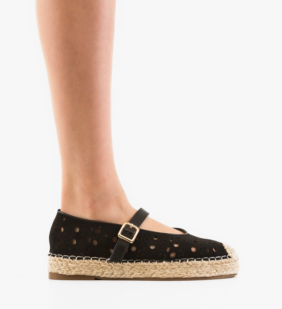 Espadrile Dama Richie Negre | Stil și Confort - imagine 6