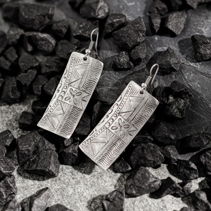 Cercei Shopika Dreptunghiulari Antialergic Zamac