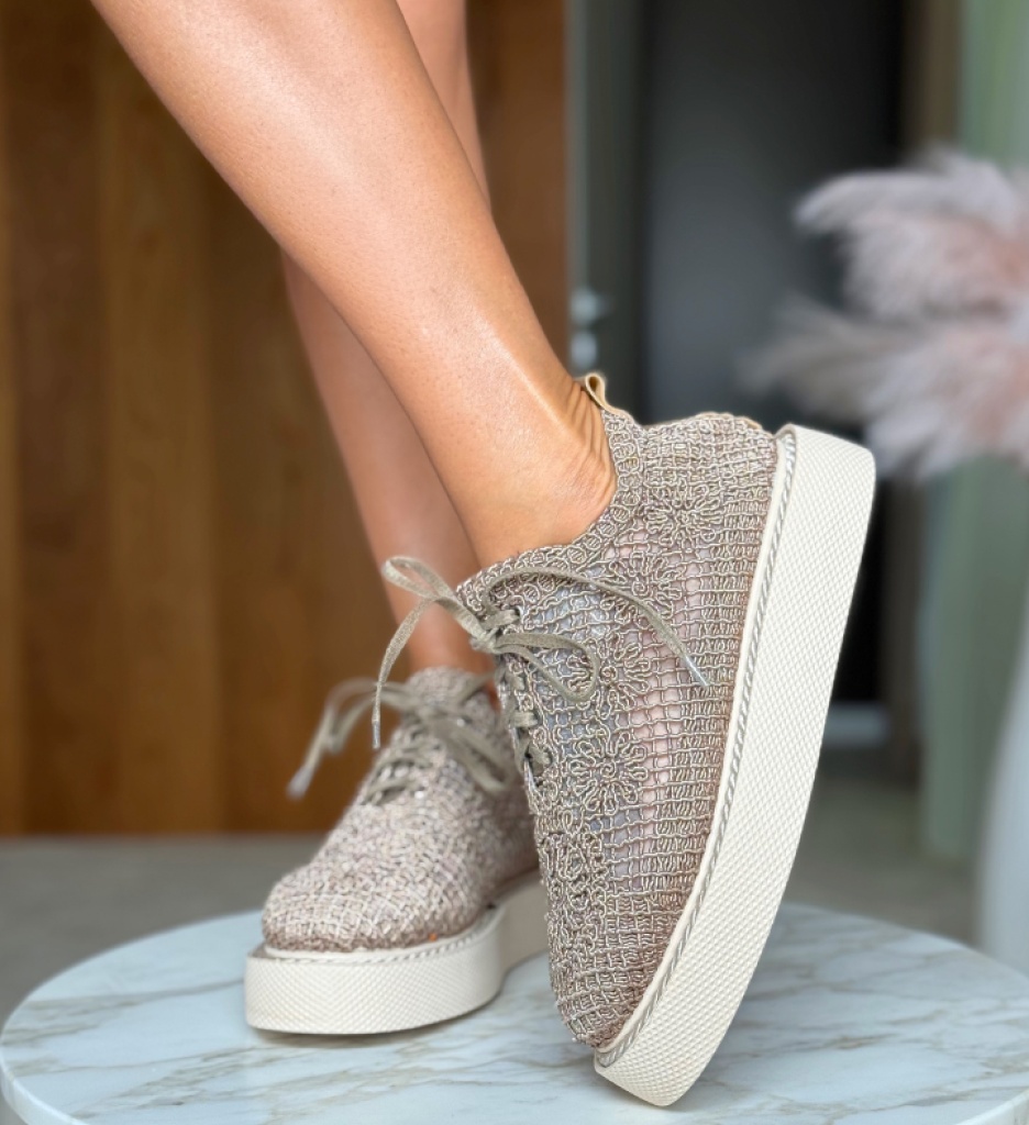 Pantofi Casual Ystory Khaki - Confort și Stil - imagine 4