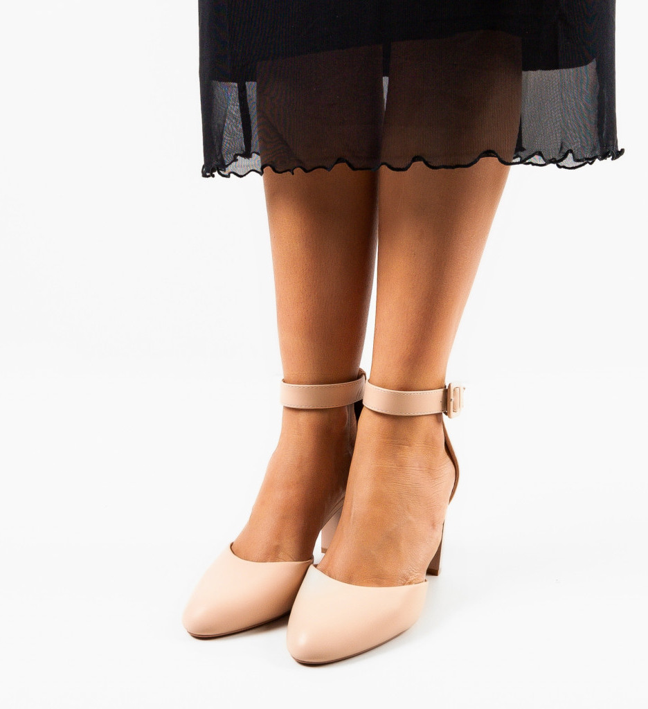 Pantofi Haloma Bej | Eleganță și Stil - imagine 3