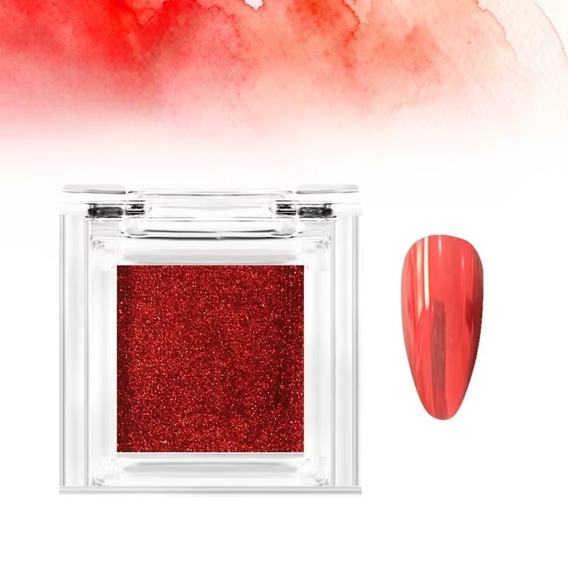 Pigment Unghii Mirror Marquise PIGM03 Rosu - Picadili