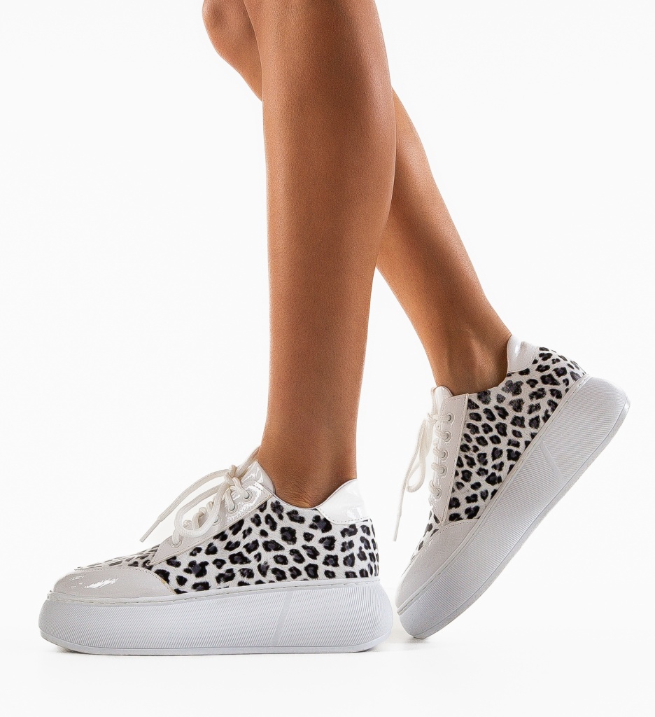 Pantofi Casual Gron Albi - Confort și Stil - imagine 2