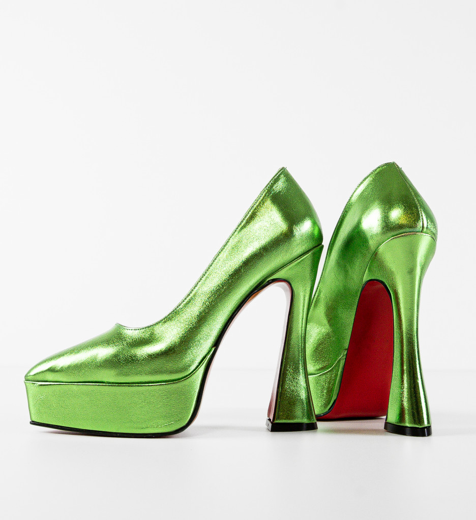 Pantofi Alesandro Verzi - Eleganți cu Toc - imagine 5