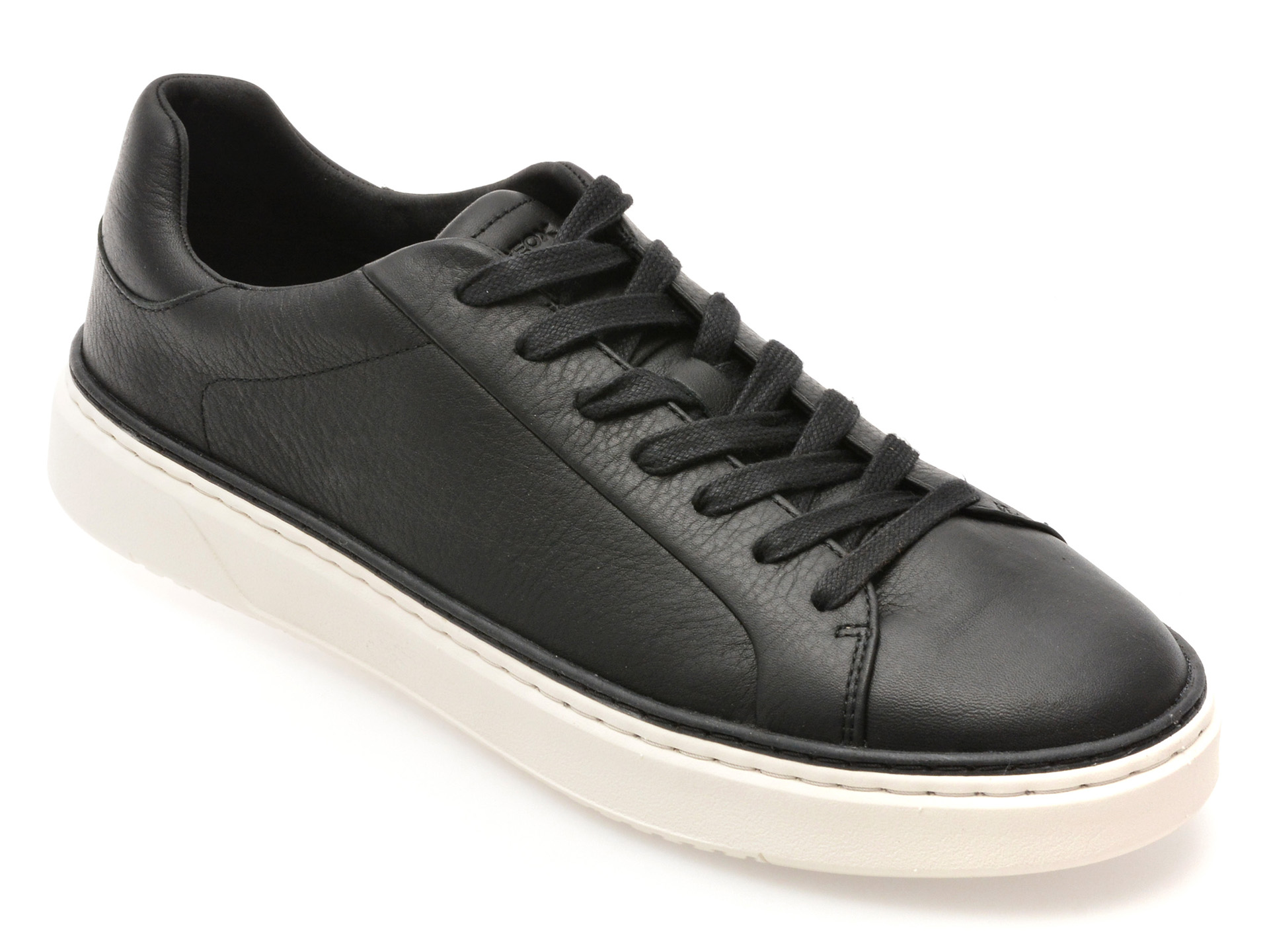 Pantofi GEOX negri din piele - Confort respirabil