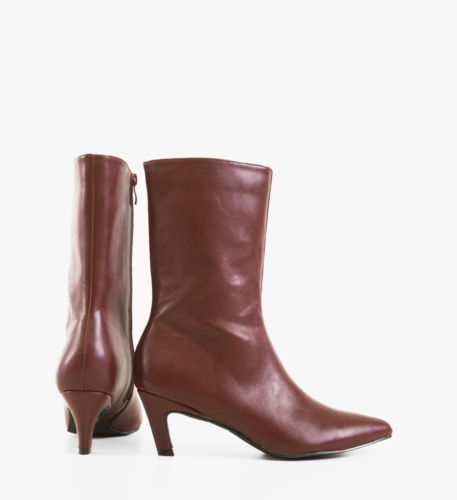 Botine Jorana Grena Depurtat - Eleganță și Confort - imagine 4