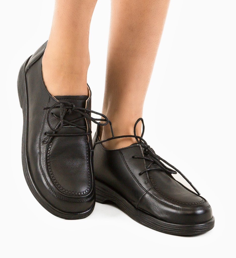 Pantofi Casual Vlobe Negri | Stil și Confort - imagine 3