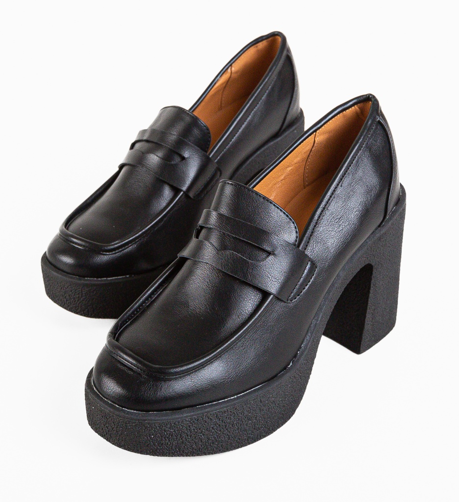 Pantofi Socheat Negri | Eleganță Garantată - imagine 7