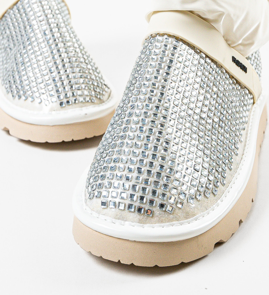 Cizme tip UGG Bej - Confort și Stil | Cinci - imagine 6