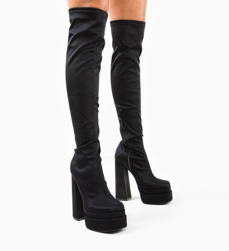 Cizme Dama Negre Uberba - Eleganta & Confort