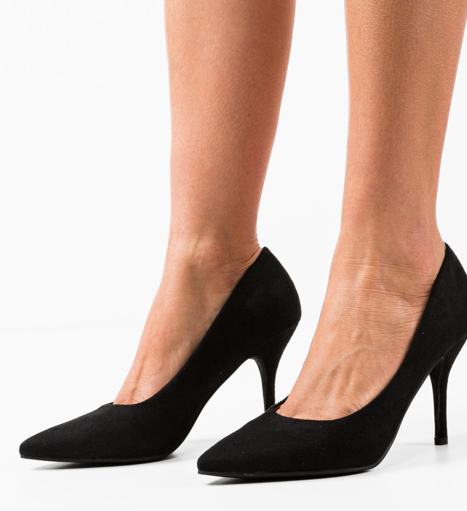 Pantofi Dama Zazil Negri - Eleganță și Stil - imagine 3