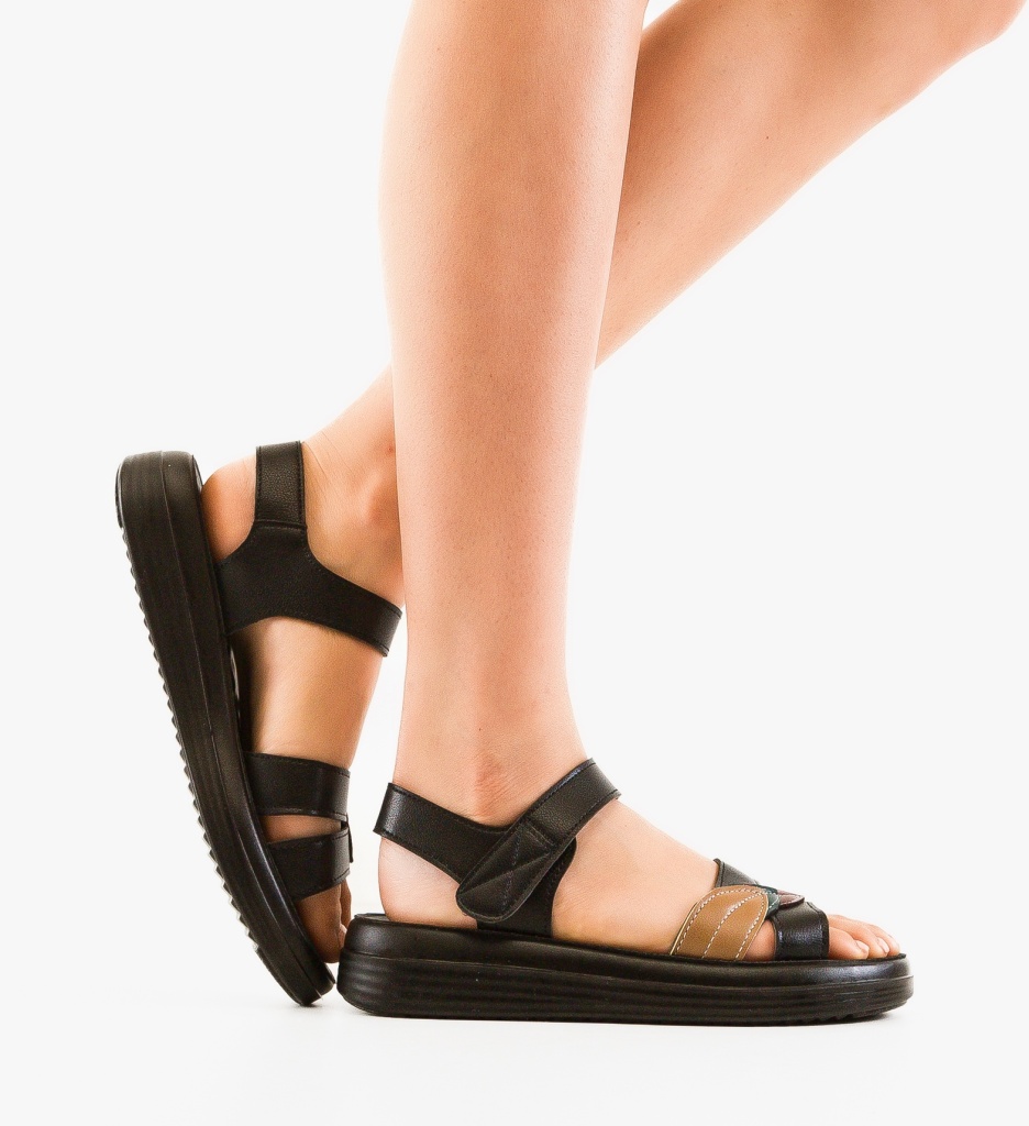 Sandale Arvel Negre - Eleganță și Confort