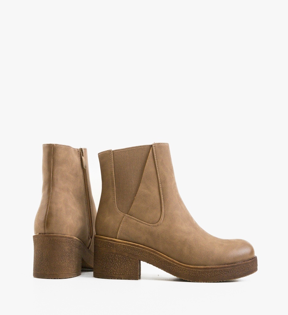 Ghete Dama Boyd Khaki - Eleganță Urbană - imagine 4